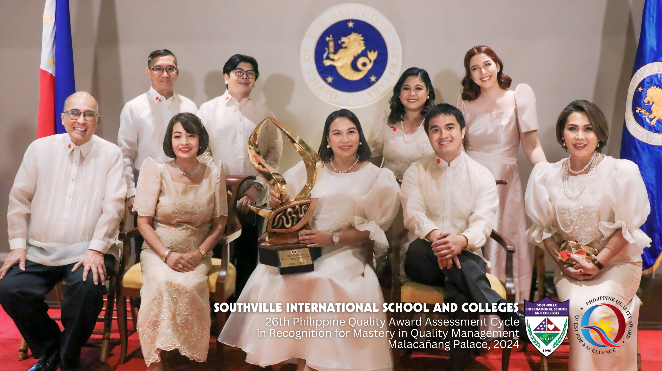 Southville International School and Colleges Achieves Recognition for Mastery in Quality Management at the 26th Philippine Quality Award