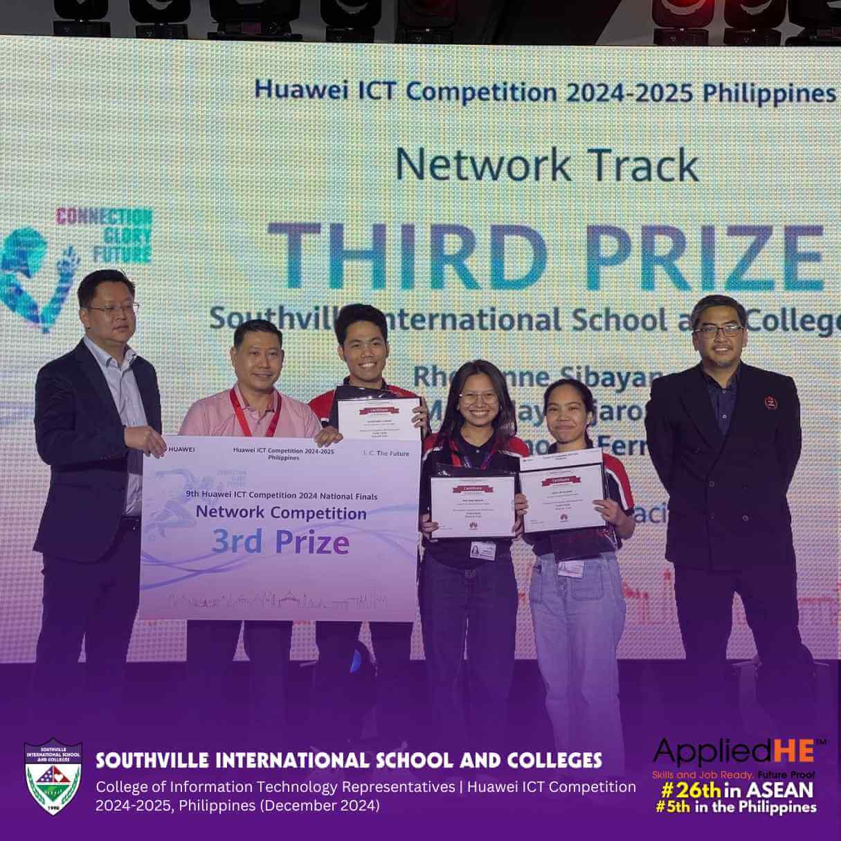 Southville’s Cloud and Network Teams Shines in Huawei ICT Competition